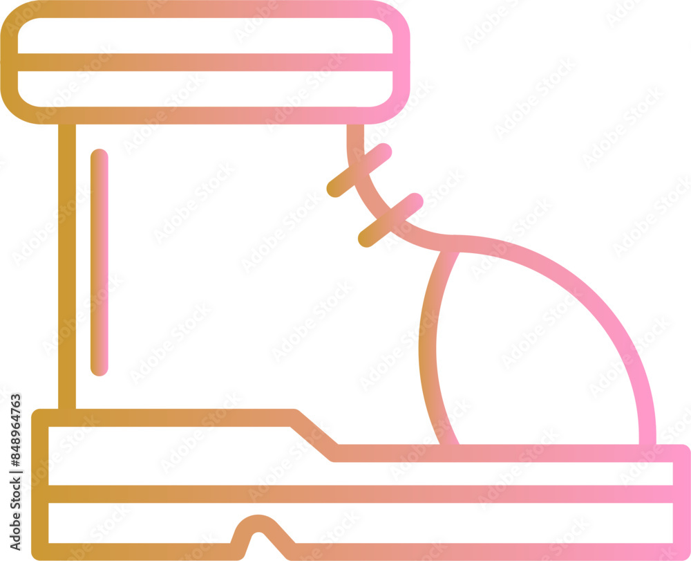 Ski Boots Vector Icon