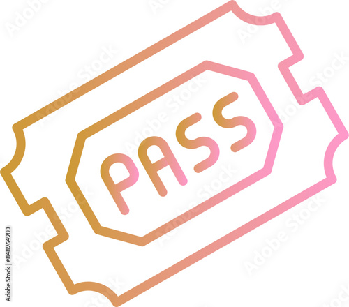 Passes Vector Icon