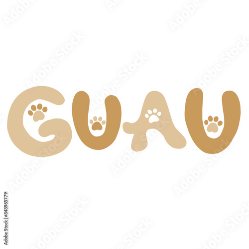 GUAU dog (marrón).