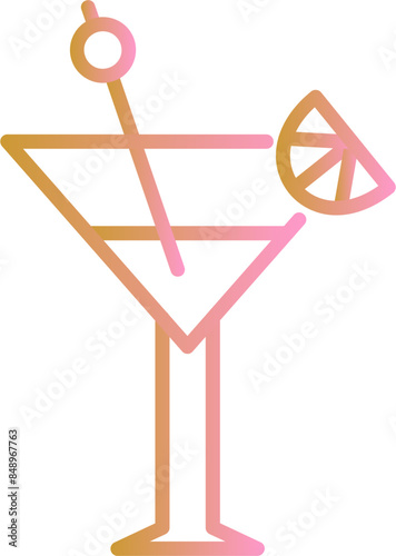 Martini Vector Icon
