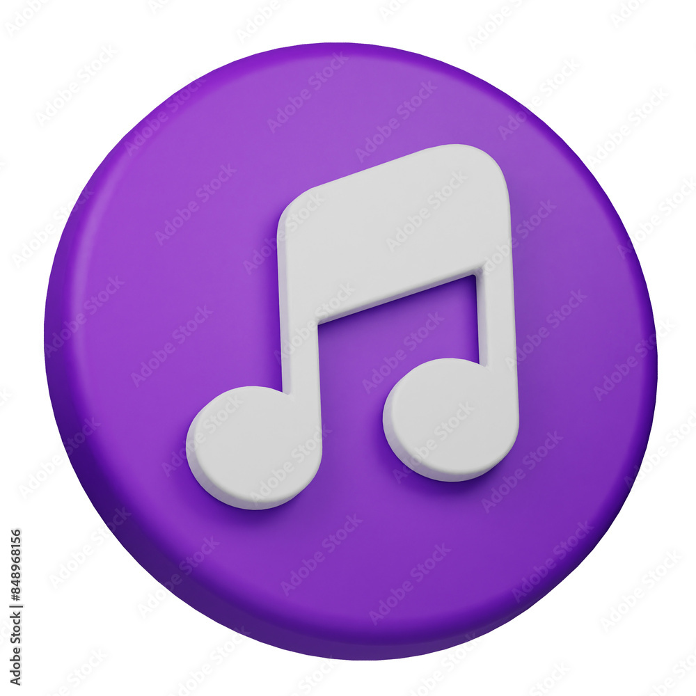 song 3d icon isolated on the transparent song 3d icon isolated on the transparent