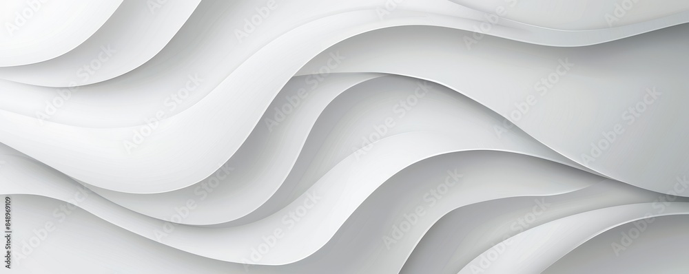 A white background with a wave pattern. The wave pattern is very smooth and continuous