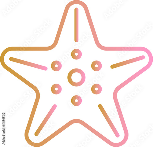 Starfish Vector Icon