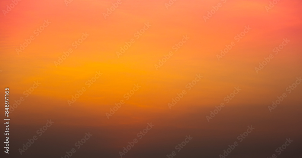 Enjoy a panoramic view of the skyline. The sun rises in the morning sky with colorful clouds. and beautiful cloud patterns In the soft light of the morning
Enjoy a panoramic view of the skyline. The sun rises in the morning sky with colorful clouds. and beautiful cloud patterns In the soft light of the morning
