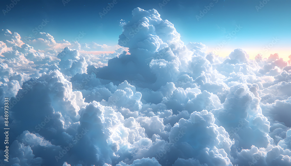 Naklejka premium sky background