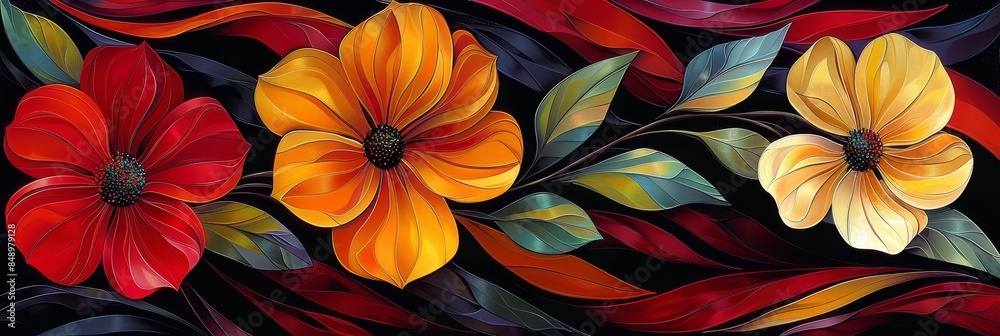 Elegant abstract flower background banner
Elegant abstract flower background banner