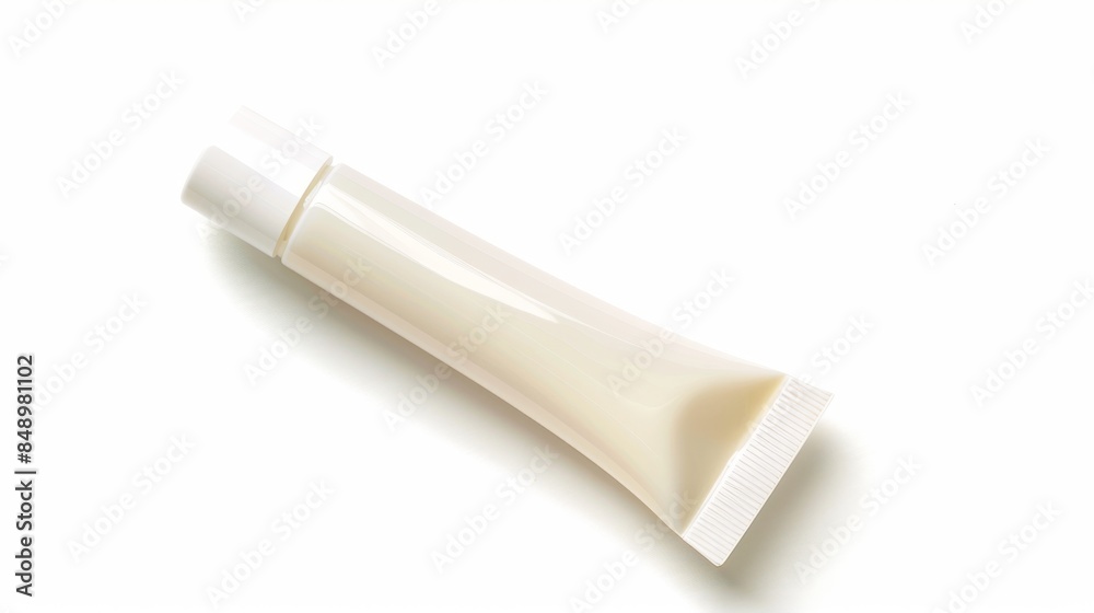 cosmetic lotion tube isolated on white background cosmetic lotion tube isolated on white background