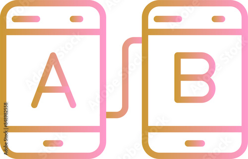 AB Testing Vector Icon