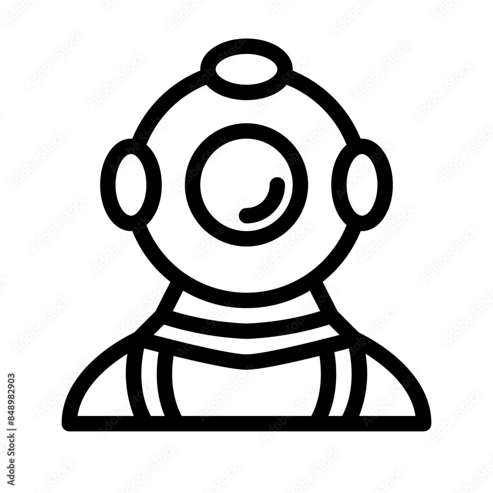 Obraz premium deep sea icon