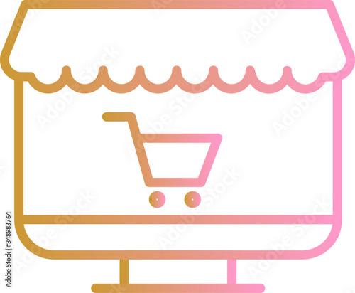 Online Store Vector Icon