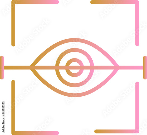 Eye Scan Vector Icon