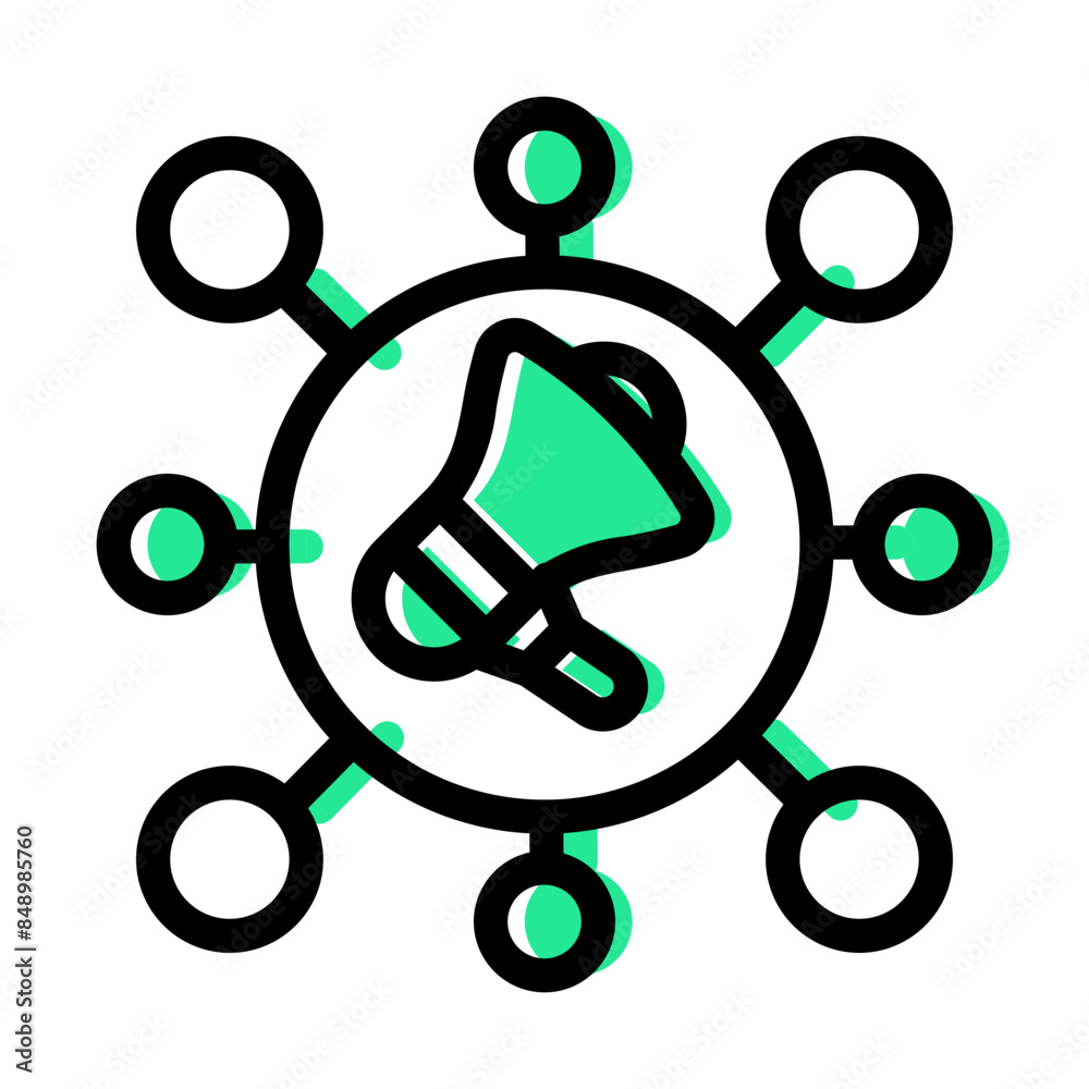 Social Media Marketing Icon Social Media Marketing Icon