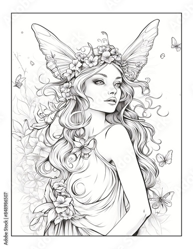 Fairy Princess Coloring Pages