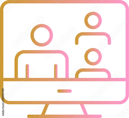 Videocall Vector Icon