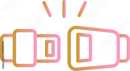 Seat Belt Vector Icon