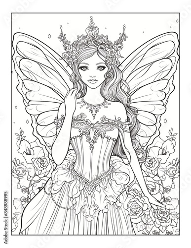 Fairy Princess Coloring Pages