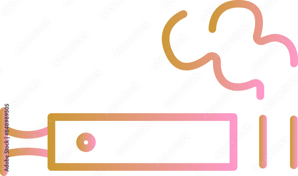 Electronic Cigarette Vector Icon Electronic Cigarette Vector Icon