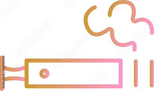 Electronic Cigarette Vector Icon
