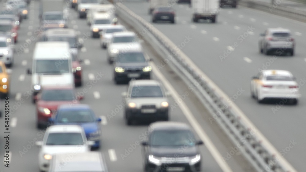 traffic on the highway traffic on the highway