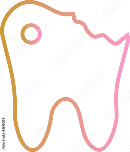 Caries Vector Icon