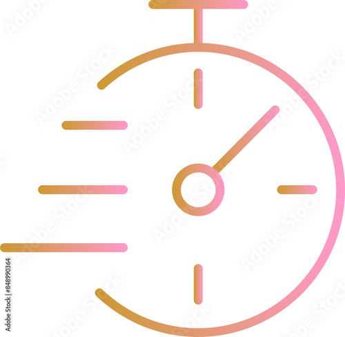 Flex Time Vector Icon