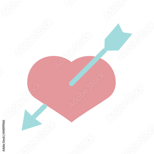 Heart with Arrow Icon