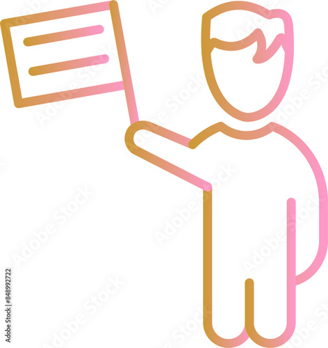 Protest Vector Icon