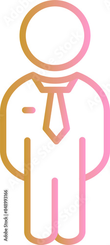 Museum Guide Vector Icon