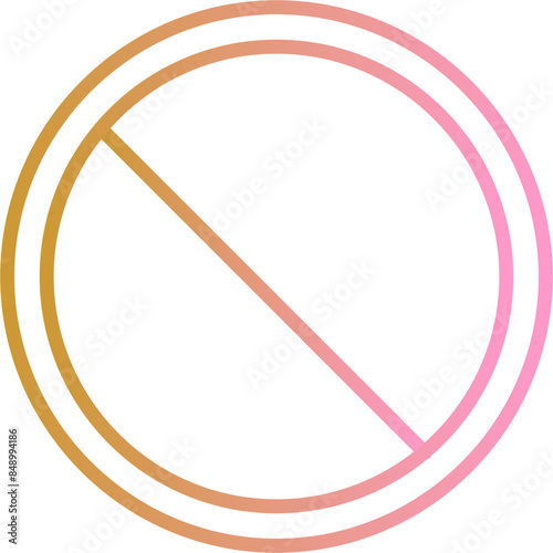 Prohibited Vector Icon