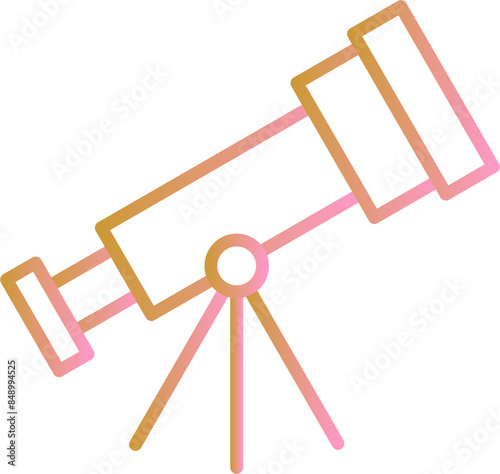 Telescope Vector Icon
