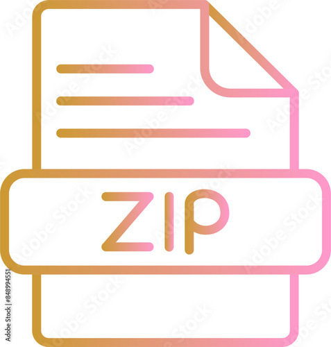 ZIP Vector Icon