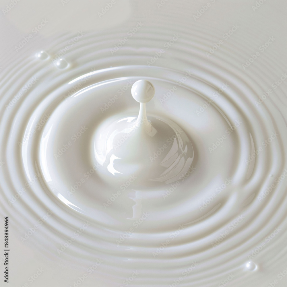 Dropping milk make circle wave. Closeup of fresh milk drop or white liquid drop created ripple circle wave show Fresh milk, Healthy drink, Natural food, Breakfast meal concept. Dropping milk make circle wave. Closeup of fresh milk drop or white liquid drop created ripple circle wave show Fresh milk, Healthy drink, Natural food, Breakfast meal concept.