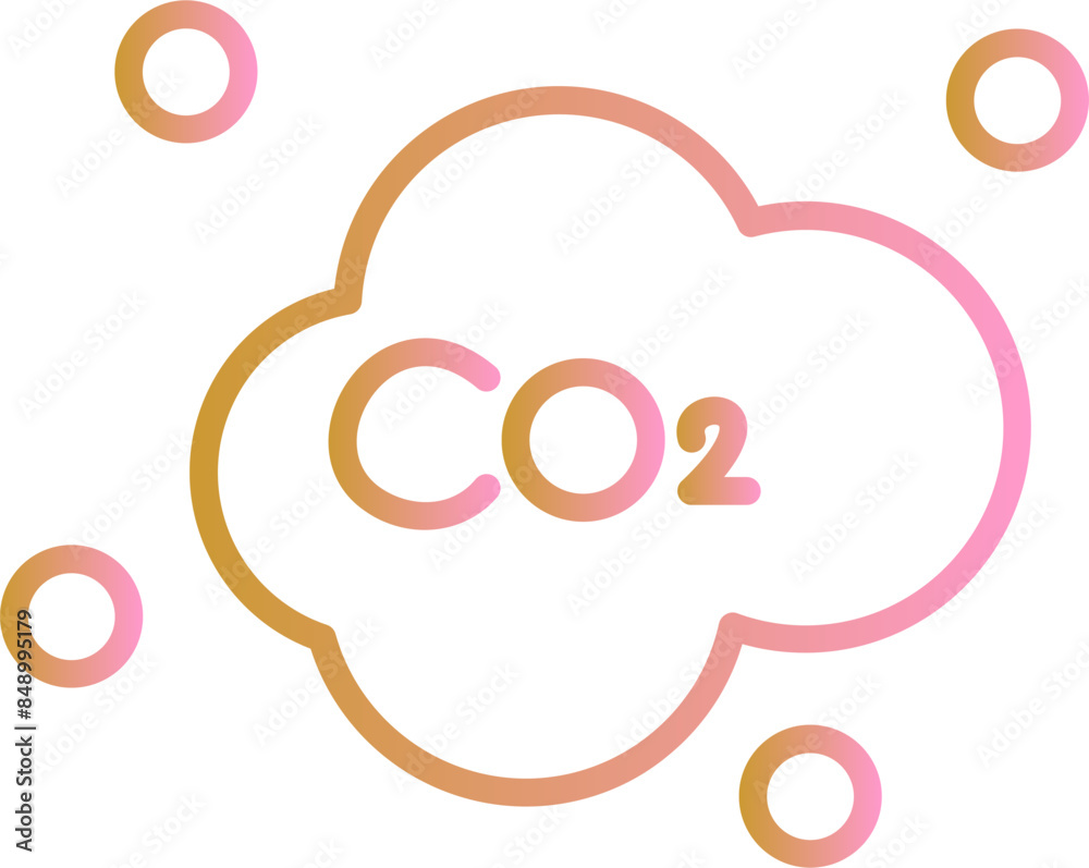 Carbon Dioxide Vector Icon