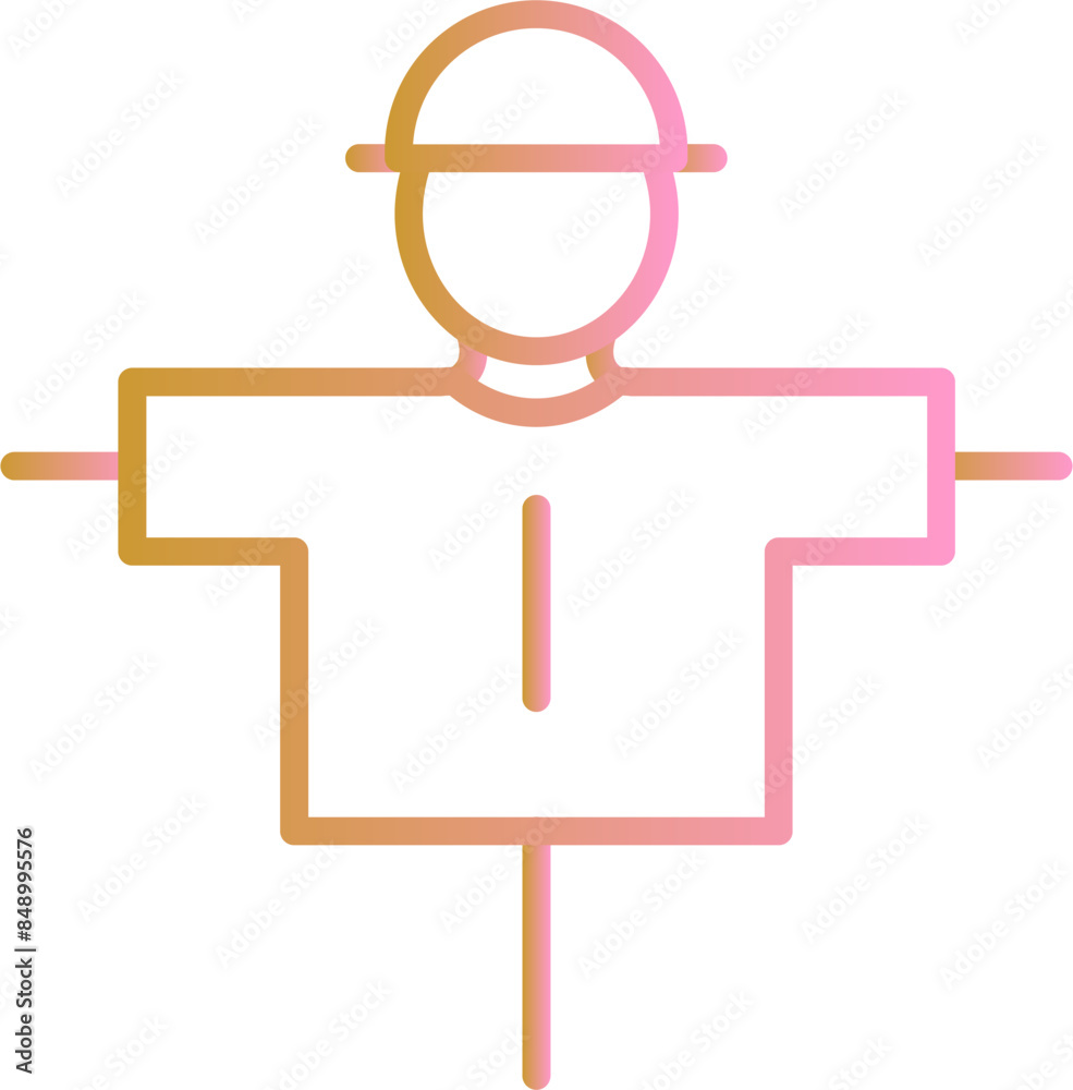 Scare Crow Vector Icon Scare Crow Vector Icon