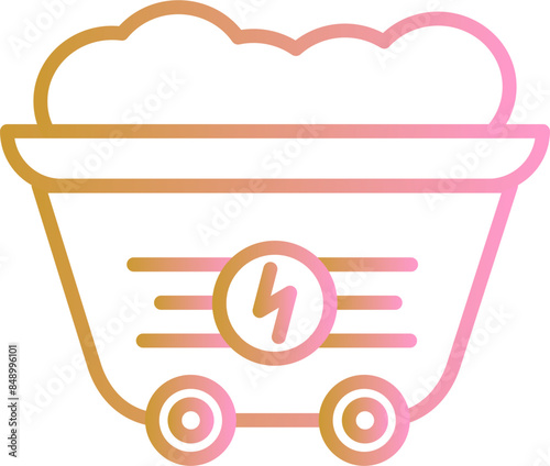 Coal Mine Vector Icon
