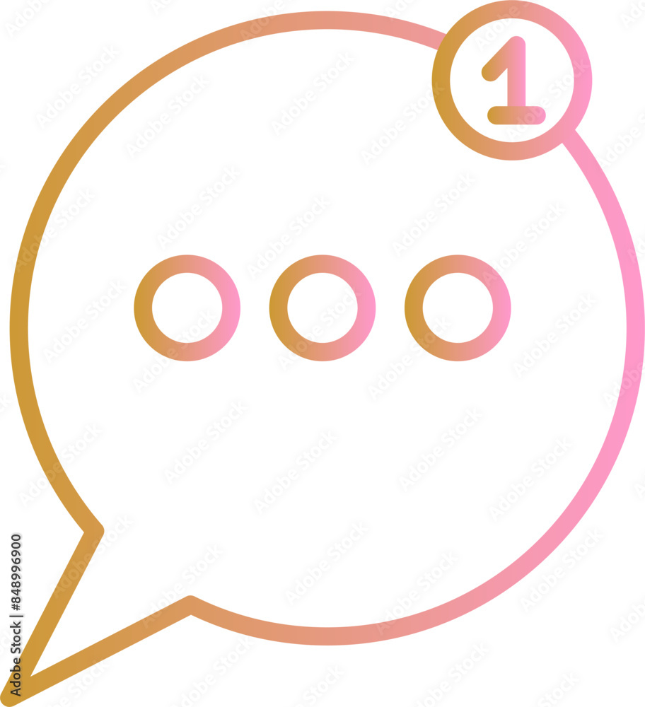 Message Bubbles Vector Icon Message Bubbles Vector Icon