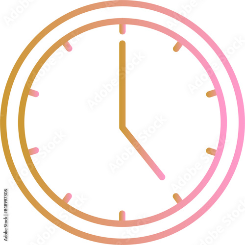 Clock Vector Icon