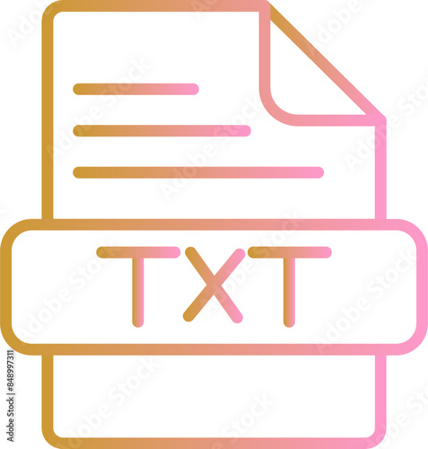 TXT Vector Icon