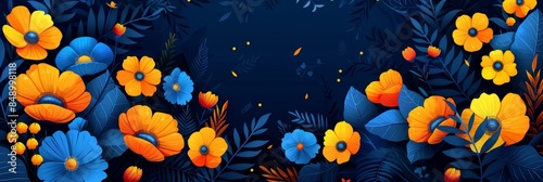 Elegant abstract flower background banner  © RGShirtWorks 