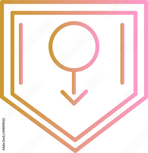 College Fraternity Vector Icon