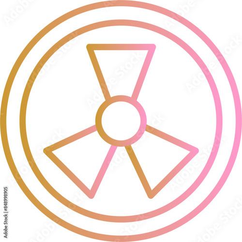 Radiation Vector Icon