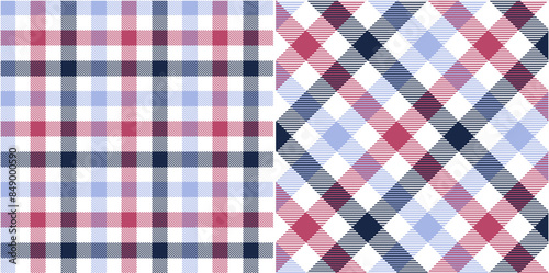 vector checkered pattern or plaid pattern . tartan, textured seamless twill for flannel shirts, duvet covers, other autumn winter textile mills. vector format