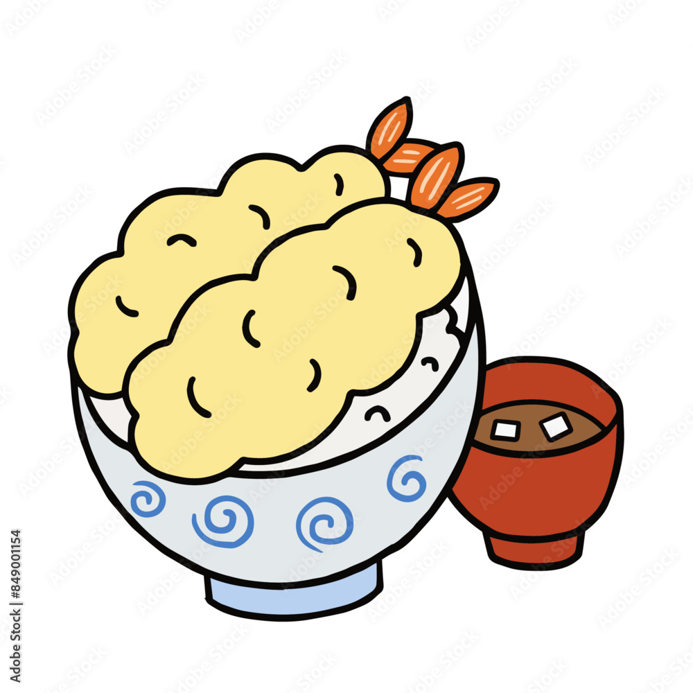 天丼イラスト