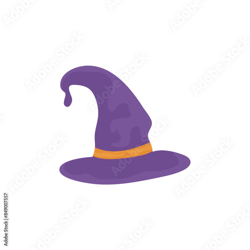 Purple Halloween Witch Hat