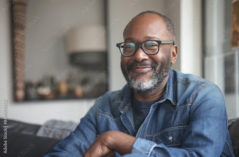 Portrait of smiling middle-aged man Portrait of smiling middle-aged man