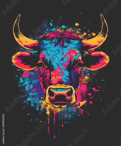 Obraz na płótnie bull w salonie