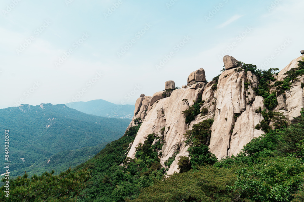 Naklejka premium rock in the mountains