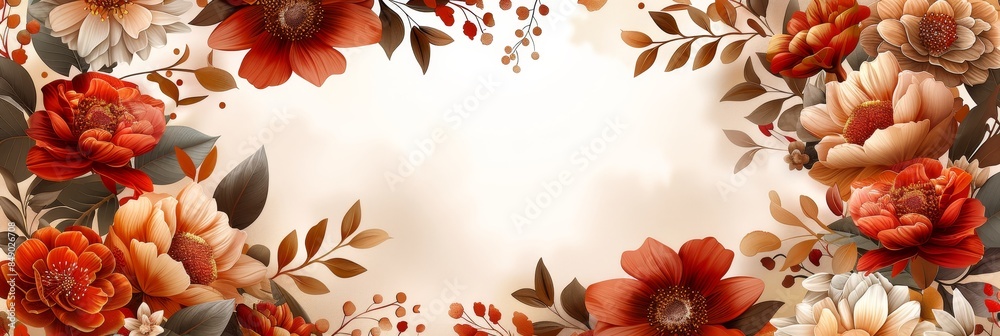 Elegant abstract flower background banner
Elegant abstract flower background banner