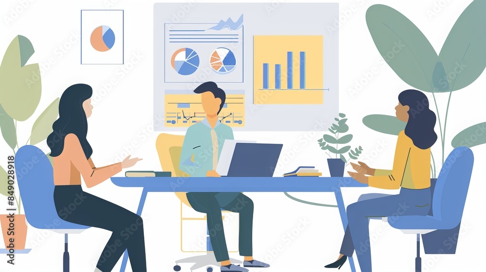 Accountant in a Client Meeting Accountant in a Client Meeting