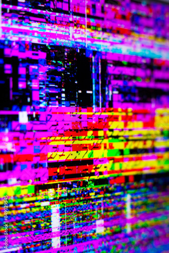 Abstract glitch background